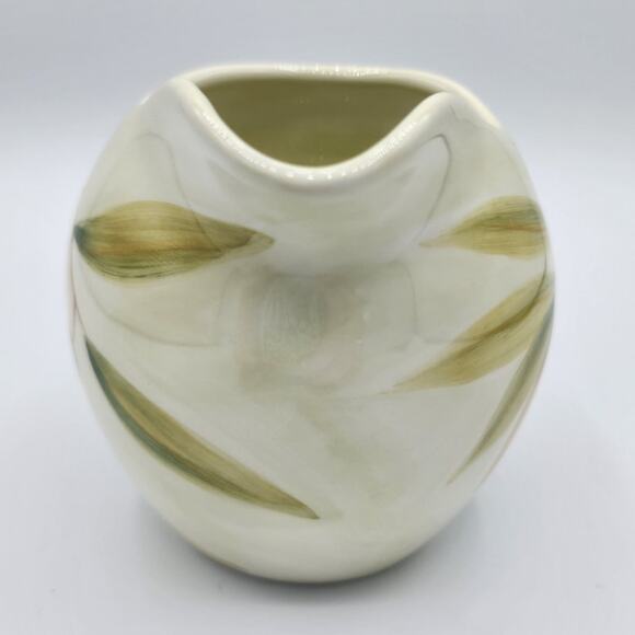 NEW 2005 Nicoise by Target Home Olive Leaves Plant Ceramic Creamer Jar Pitcher - Picture 2 of 6